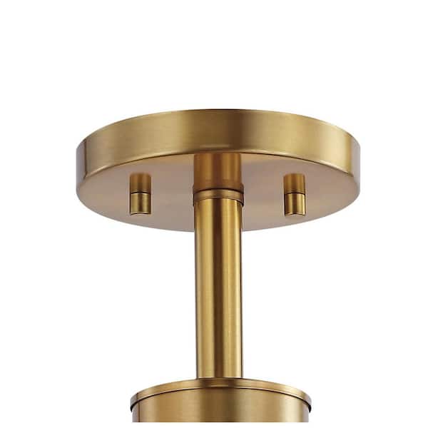 Lorino Ceiling Light in Hand-Rubbed Antique Brass - Andrew Martin