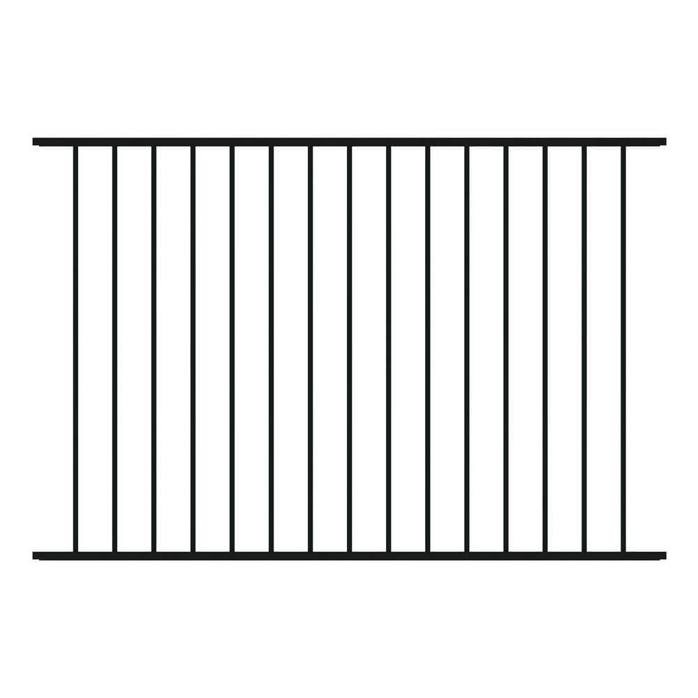 Black Forgeright Metal Fence Panels 863016 64 1000 