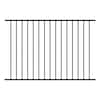 FORGERIGHT Newtown 4 Ft. H X 6 Ft. W Black Aluminum Pre-Assembled Fence ...