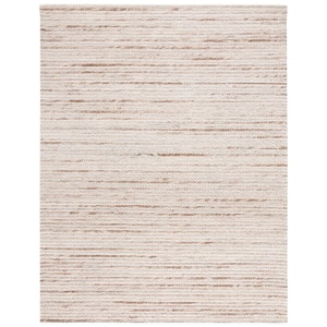 Marbella Taupe Ivory 8 ft. X 10 ft. Abstract Border Area Rug