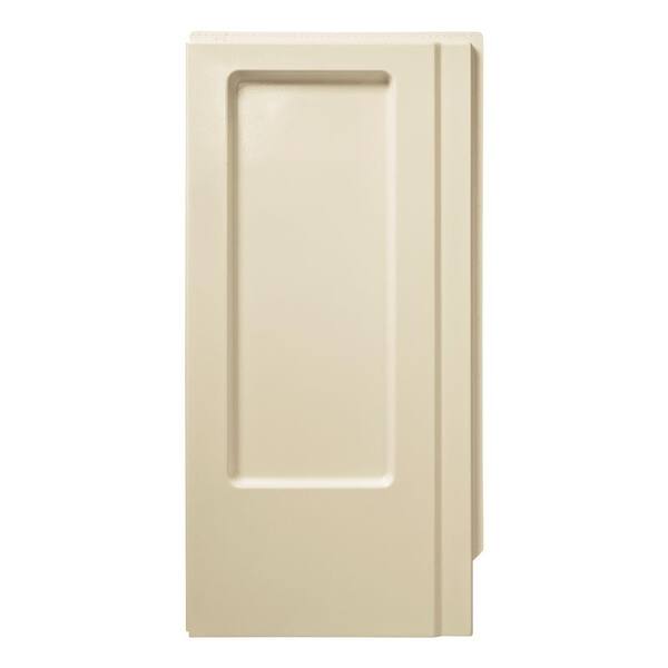 STERLING Advantage 1-1/4 in. x 40-5/8 in. x 65-1/4 in. Two Piece Direct-to-Stud Shower End Wall Set in Almond