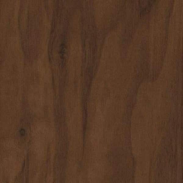 Unbranded Take Home Sample - Matte American Walnut Click Lock Hardwood Flooring - 5 in. x 7 in.
