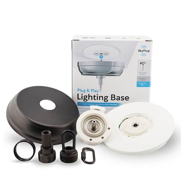 5 in. Bronze Plug & Play Lighting Base - Capella