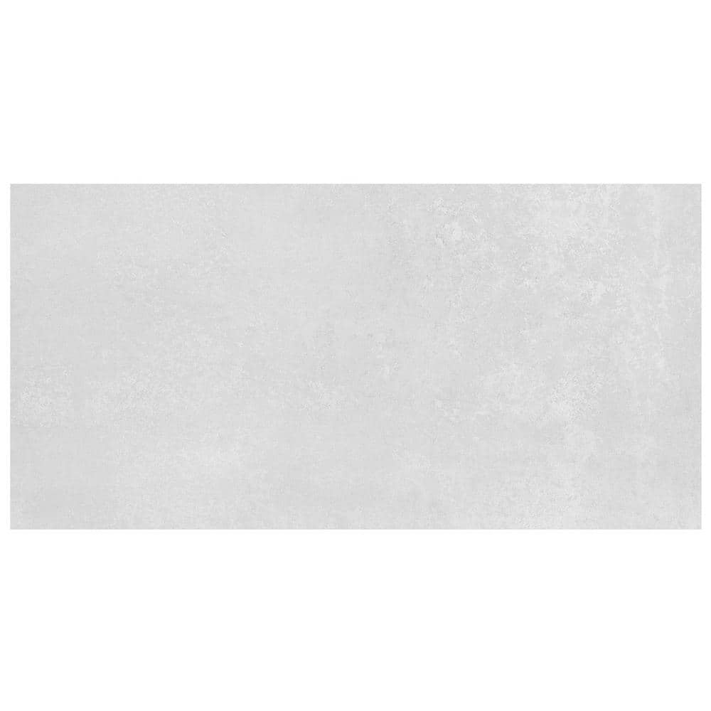 Large Warm Gray Rectified Porcelain Floor and Wall Tile