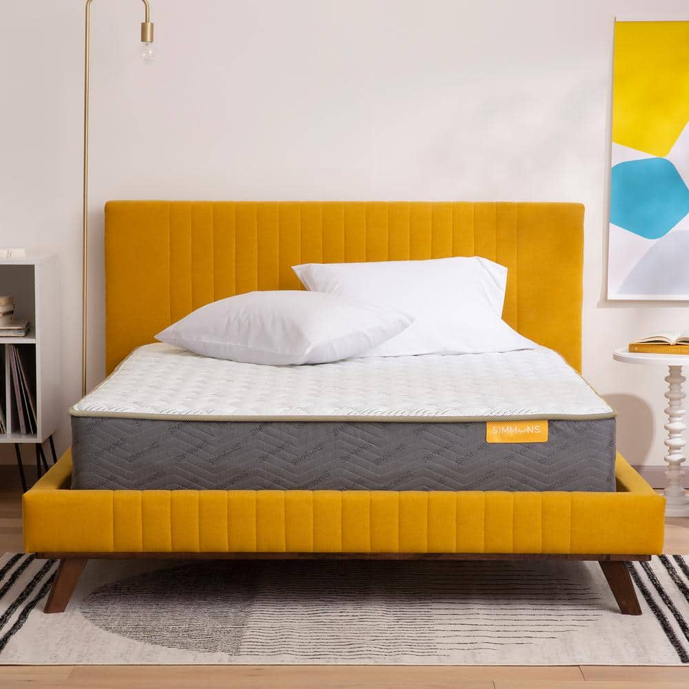 Simmons PeacefulSleep Queen Firm 10.5 in. Mattress Set with 9 in. Box