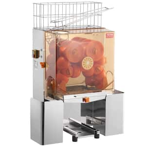 Commercial Orange Juicer Machine 120W Automatic Juice Extractor, Stainless Steel Orange Squeezer