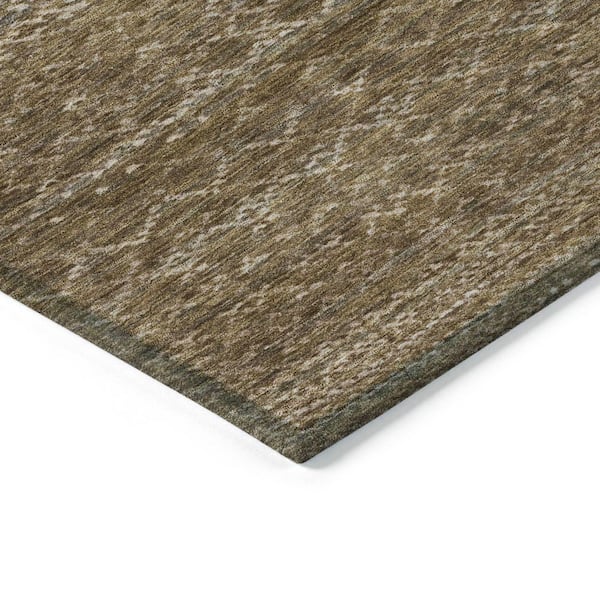 Chantille Machine Washable Indoor/Outdoor Abstract ACN2150 Chocolate 2 ft. 6 in. x 3 ft. 10 in. Area Rug
