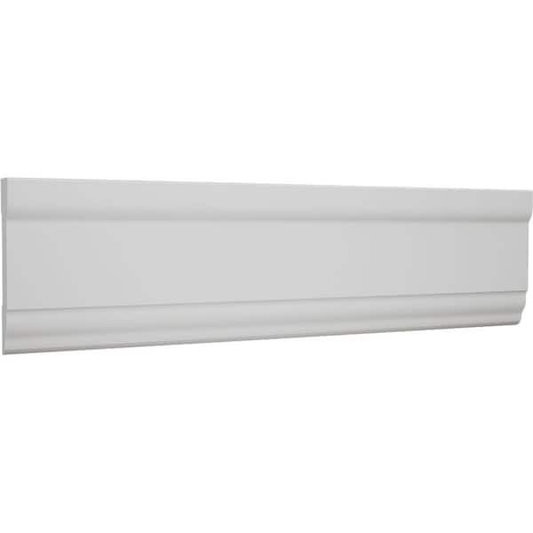 Royal Mouldings - 6761 1/2 in. x 2 3/4 in. x 96 in. Finished PVC Composite White Casing (1-Piece − 8 Total Linear Feet)