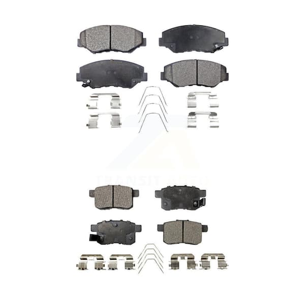 TEC Front Rear Ceramic Brake Pads Kit for Honda Accord KTC-100469