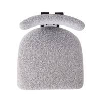 CHRISTOPHER KNIGHT HOME Pinecrest 26.5 in. Modern Upholstered Counter Stools, Iron, Black Plus Grey, (Set of 2) 121911