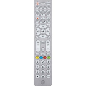 8-Device Universal Remote Control, Streaming in Brushed Silver