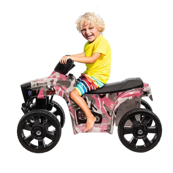 TOBBI 6-Volt Kids Ride on ATV Car 4 Wheelers Electric Quad with Horn and LED Lights