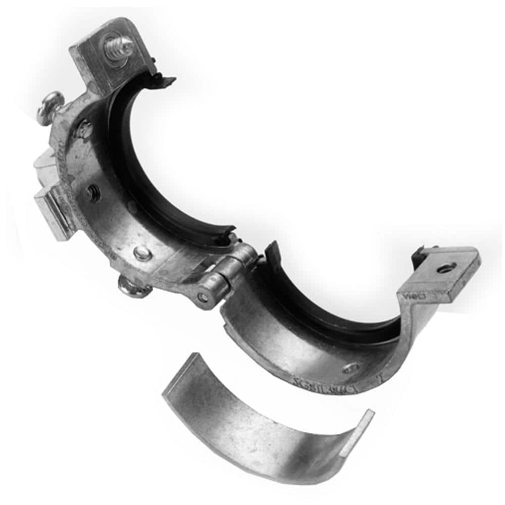 BRIDGEPORT 11/2 in. MightyRite Threadless EMT/Rigid Split Grounding