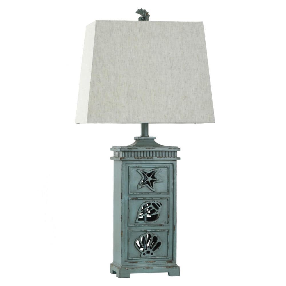 33 in. River Crest Table Lamp with Taupe Hardback Fabric Shade price history on PriceWatchPro