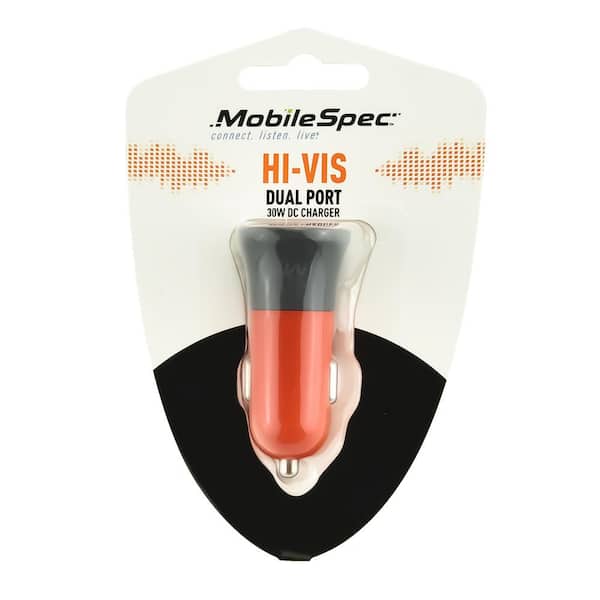 MobileSpec 12 Volt Triple Quick Charge USB-C 2.4A Car Charger