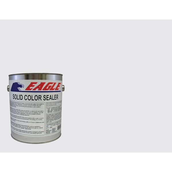 Eagle 1 gal. Hint of Gray Solid Color Solvent Based Concrete Sealer ...