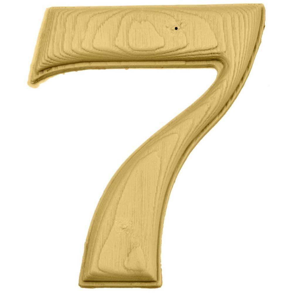 NEW HY-KO WD-1 #8 SIMULATED WOOD LARGE 7" HOUSE NUMBERS 6055354 