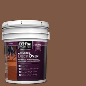 5 gal. #SC-110 Chestnut Smooth Solid Color Exterior Wood and Concrete Coating