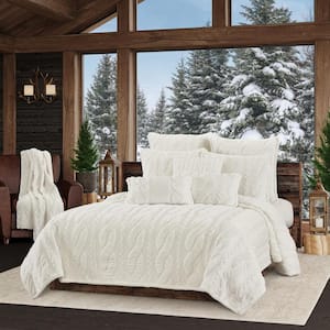 Caress 3-Pieces Polyester Full/Queen Quilt Set