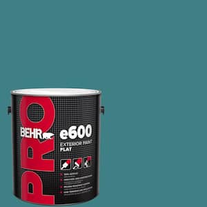 1 gal. #510D-7 Pacific Sea Teal Flat Exterior Paint