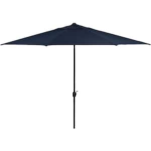 Montclair 11 ft. Market Patio Umbrella in Navy Blue