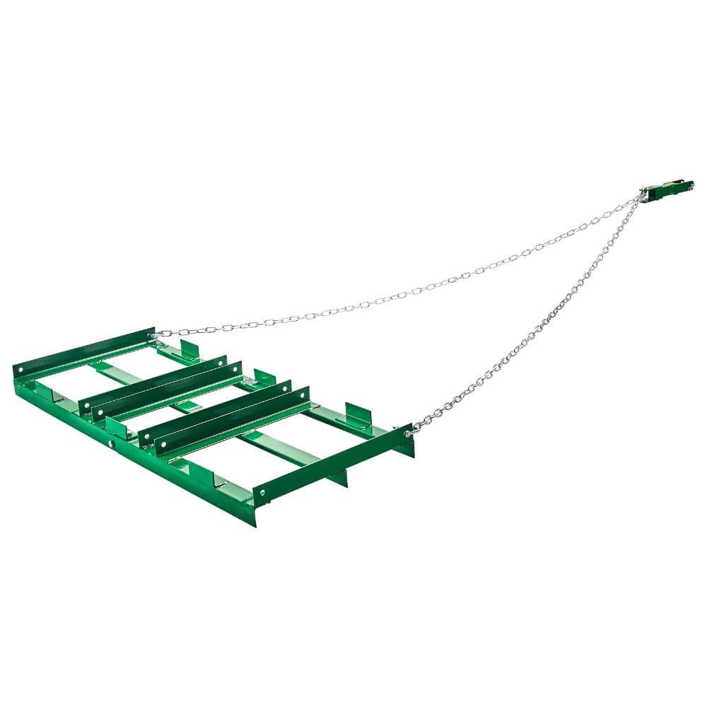 SKONYON 4 ft. Heavy-Duty Drag Harrow, Tow-Behind Landscape Rake ...