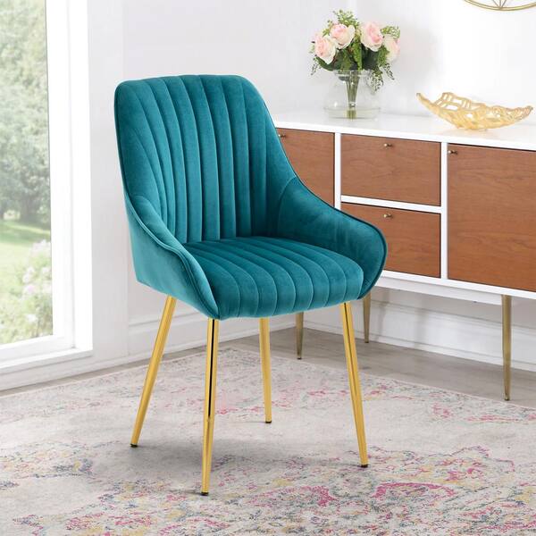 teal high back dining chairs