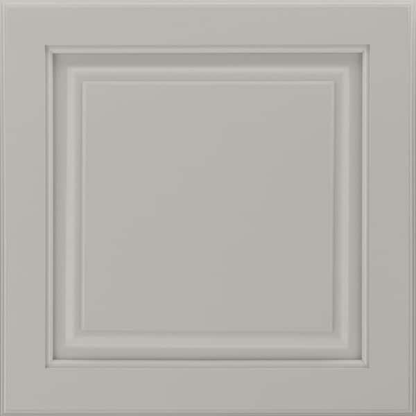American Woodmark Portola 14 9/16-in. W x 14 1/2-in. D x 3/4-in. H Cabinet Door Sample in Painted Stone