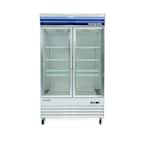 Commercial 29 cu. ft. Glass Door Merchandiser Refrigerator in White