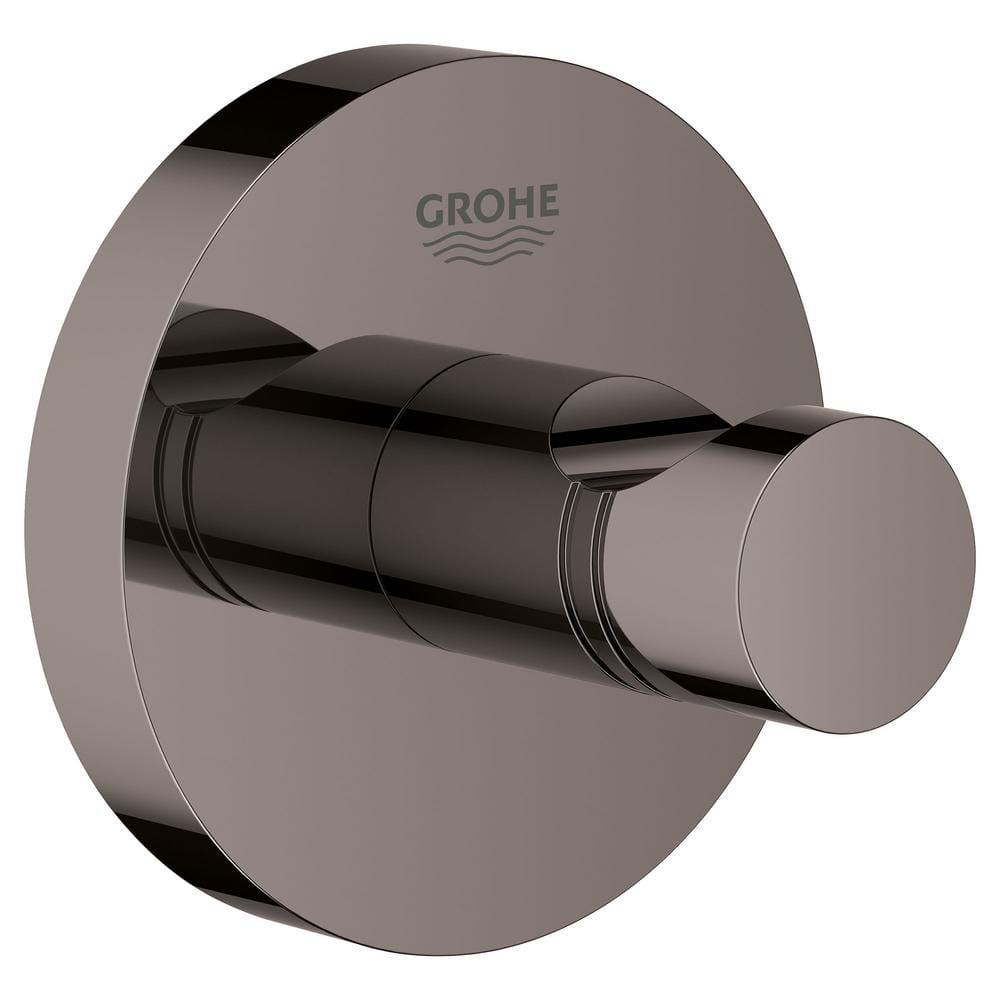 essence Wanten omdraaien GROHE Essentials Single Robe Hook in Hard Graphite 40364A01 - The Home Depot