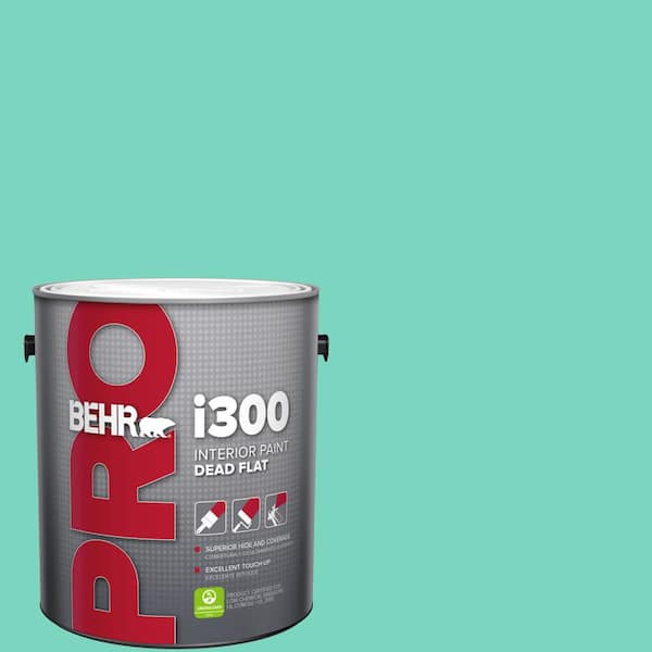 1 gal. #P430-3 Green Parakeet Dead Flat Interior Paint