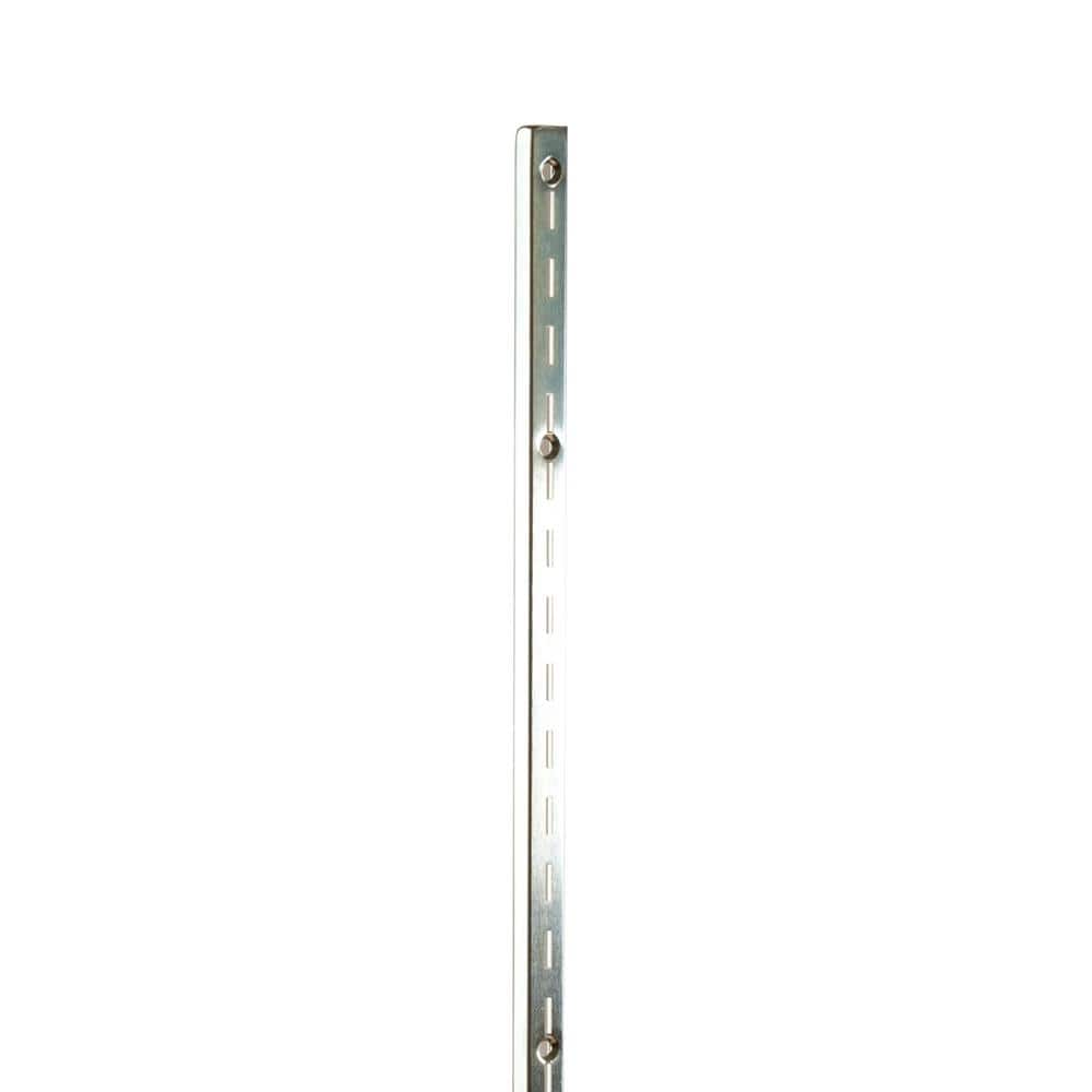 96 in. L Chrome Imperial Line Surface Mount Single Slotted Wall Standard (P