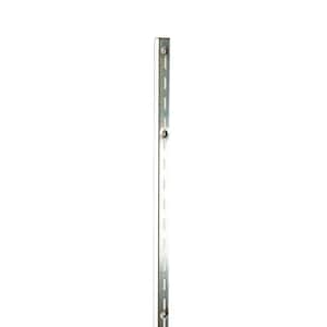 96 in. L Chrome Imperial Line Surface Mount Single Slotted Wall Standard (Pack of 10)