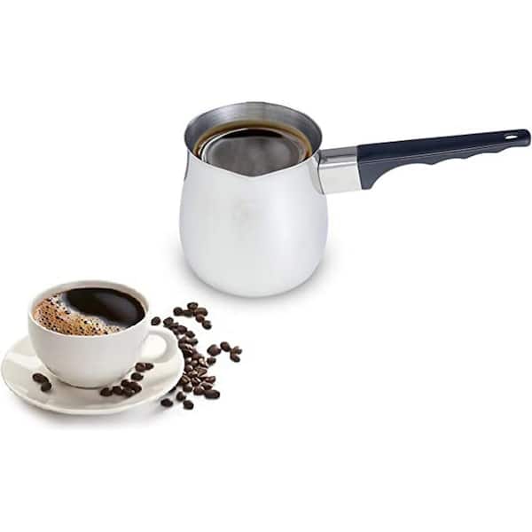 LEXI HOME High Quality Stainless Steel Turkish Coffee Pot 6oz