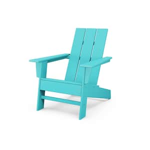 Grant Park Aruba Modern Plastic Outdoor Patio Adirondack Chair