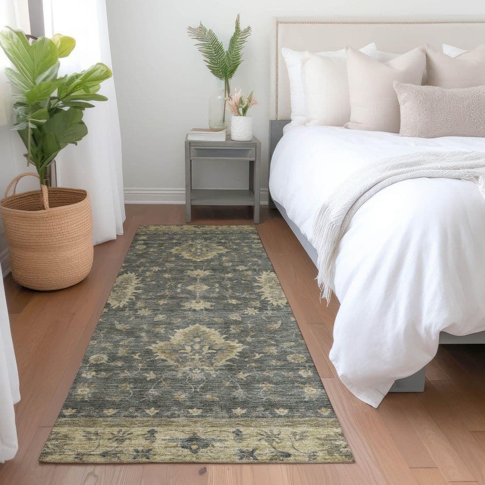 Chantille Machine Washable Indoor/Outdoor Abstract ACN1739 Gray 2 ft. 3 in. x 7 ft. 6 in. Runner Rug price history on PriceWatchPro