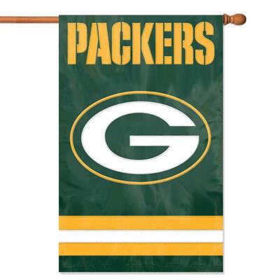 Green Bay Packers Applique Banner Flag