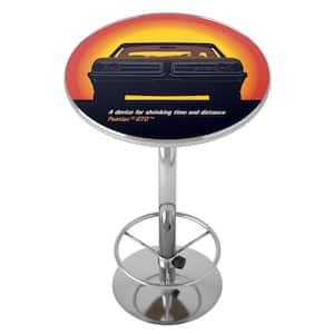 Corvette GTO - Time and Distance Orange 42 in. Bar Table