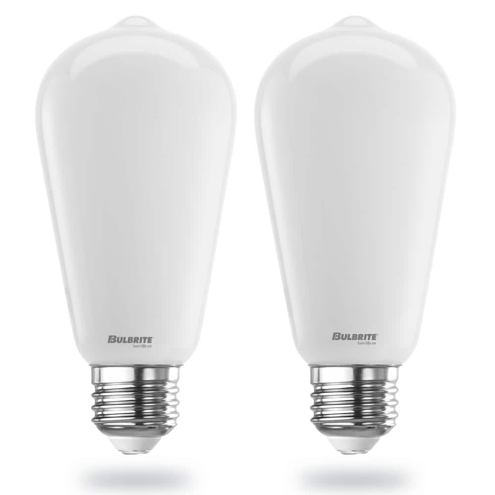 Bulbrite 9-Watt ST18 LED Light Bulbs Warm Dimming 3000K