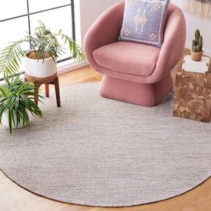 Montauk Beige/Ivory 6 ft. x 6 ft. Abstract Gradient Round Area Rug