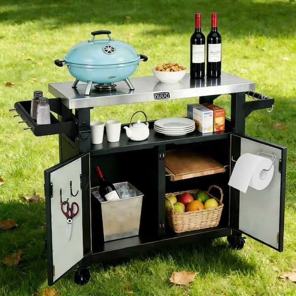 NUUK Pro 42 in. Outdoor Kitchen Island and Grill Cart MC810 - The