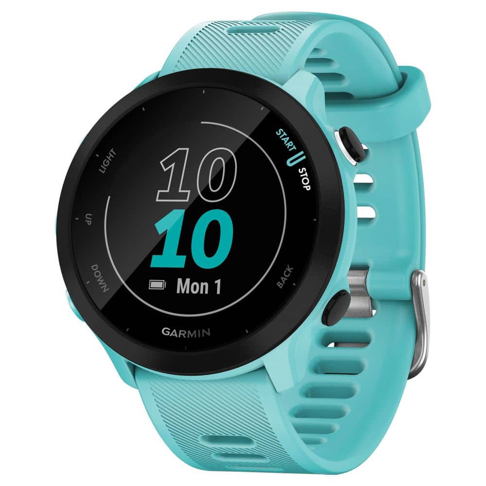 Garmin Forerunner 55 Running Watch 1.7 x. 46 in. Aqua 010-02562-02