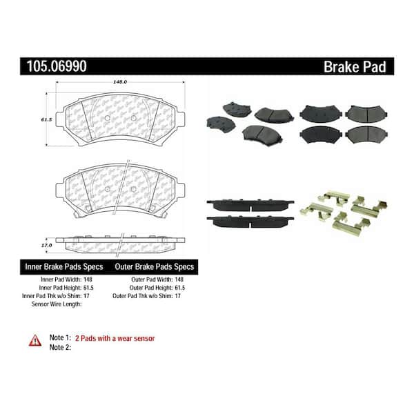 Centric Parts Disc Brake Pad Set