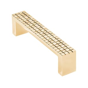 Trousdale 3-3/4 in. Polished Gold Cabinet Pull