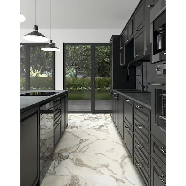 EpicClean Hollendale Diamond 6 in. x 6 in. Glazed Porcelain Sample Tile