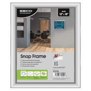 12 in. x 18 in. Silver Snap Picture Frame