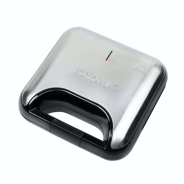 KALORIK 40 sq. in. Stainless Steel 4-in-1 Waffle, Grill, Griddle and Sandwich Maker