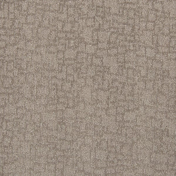 Lifeproof with Petproof Technology Painted Picture - Gallery-Brown 12 ft. 45 oz. Triexta PET Pattern Installed Carpet
