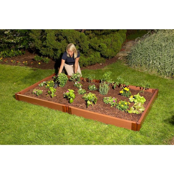 Frame It All Classic Sienna Raised Garden Bed 4' x 8' x 5.5