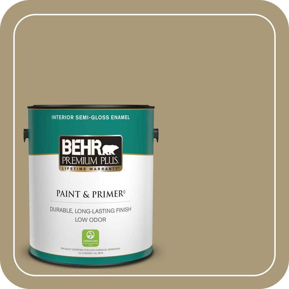 1 gal. #PPU8-06 Exploring Khaki Semi-Gloss Enamel Low Odor Interior Paint & Primer price history on PriceWatchPro